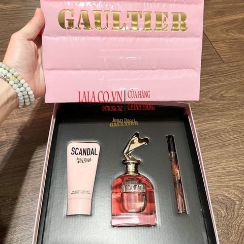 Bộ nước hoa Nữ Giftset Jean Paul Gaultier Scandal 3 Pieces;  Quyến rũ, Thu Hút, Lôi Cuốn
