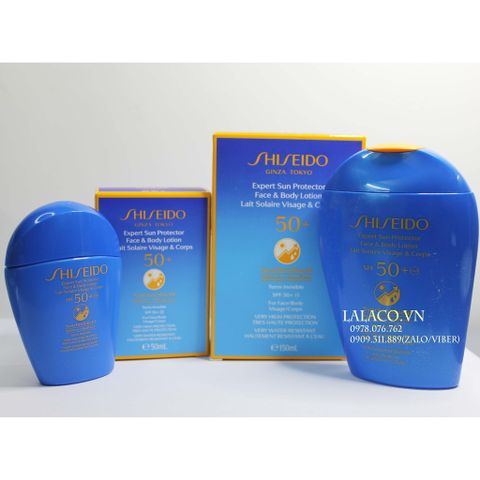 [ Mẫu mới ] Kem chống nắng Shiseido Ultimate Sun Protection Lotion SPF 50+ 50ml /150ml