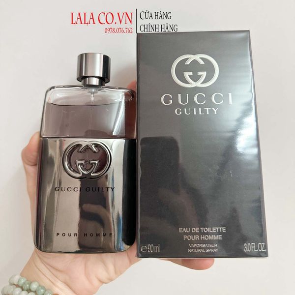 Nước hoa Nam Gucci Guilty Pour Homme EDT 90ml; mùi hương quyến rũ thu hút mọi ánh nhìn.