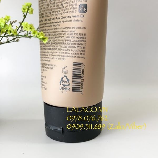 Sữa Rửa Mặt Tro Núi Lửa Innisfree Jeju Volcanic Innisfree Sạch Bã Nhờn Ngăn Ngừa Mụn