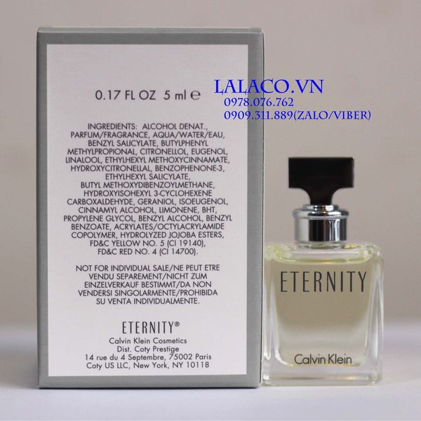 Nước hoa mini Nữ CK Eternity 5ml