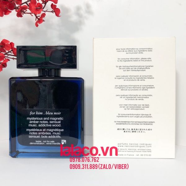 [Tester] Nước Hoa Nam Narciso Rodriguez for Him Bleu Noir Eau de Parfum 100ml