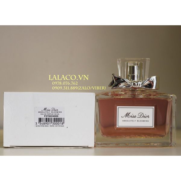 Nước hoa Tester Miss Dior Absolutely Blooming EDP 100ml