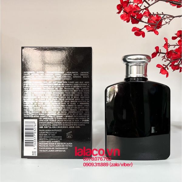 [Full seal] Nước Hoa Nam Ralph Lauren Polo Black EDT 125ml - quyến rũ & nam tính