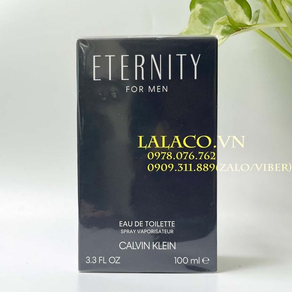 Nước hoa Nam Calvin Klein Eternity EDT 100ml; cổ điển, mạnh mẽ, nam tính.