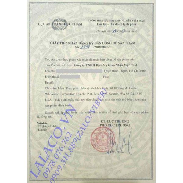 Viên uống dầu cá Omega 3 Fish Oil 1000mg Kirkland