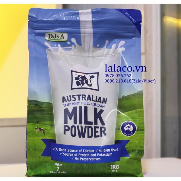 Sữa tươi nguyên kem DJ&A của Úc 1kg