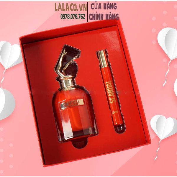 Bộ nước hoa Jean Paul Gaultier Scandal Estuche Le Parfum Edp 80ml + 10ml