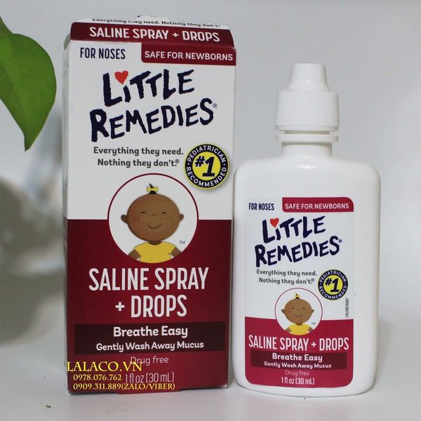 Nhỏ mũi Little Remedies lọ 30ml