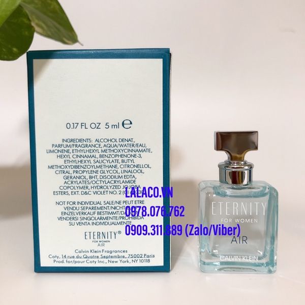 [Mini] Nước hoa Nam & Nữ Calvin Klein Eternity Air CK Eternity Air - tươi mát