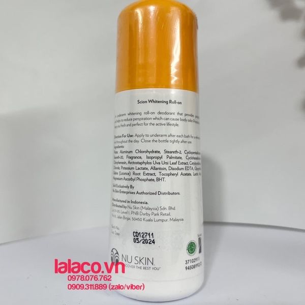 Lăn khử mùi Scion Nuskin (75ml)