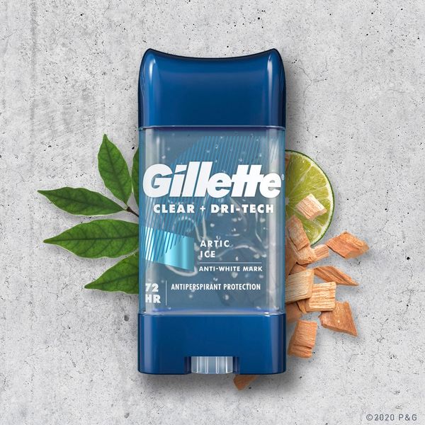 Lăn khử mùi nam Gillette Clear Gel 107g Sport Active , Arctic Ice , Cool Wave - Hàng Nhập Khẩu Chính Hãng