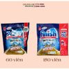 Viên rửa chén bát ly Finish 60 viên - 150 viên - dùng cho máy rửa chén bát (muối bột bóng nhập khẩu) hàng nội địa Nhật