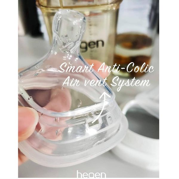 Núm ti thay thế bình sữa Hegen 0m+, 3m+, 6m+ và Y cắt 6m+