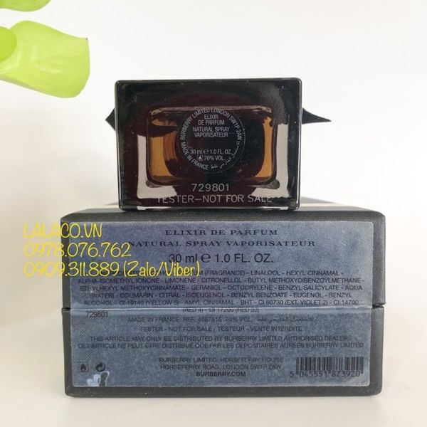 [Limited 30ml] Nước hoa Nữ My Burberry Black Elixir de Parfum