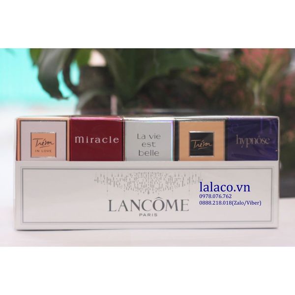 Bộ nước hoa mini Giftset Lancome 5pc