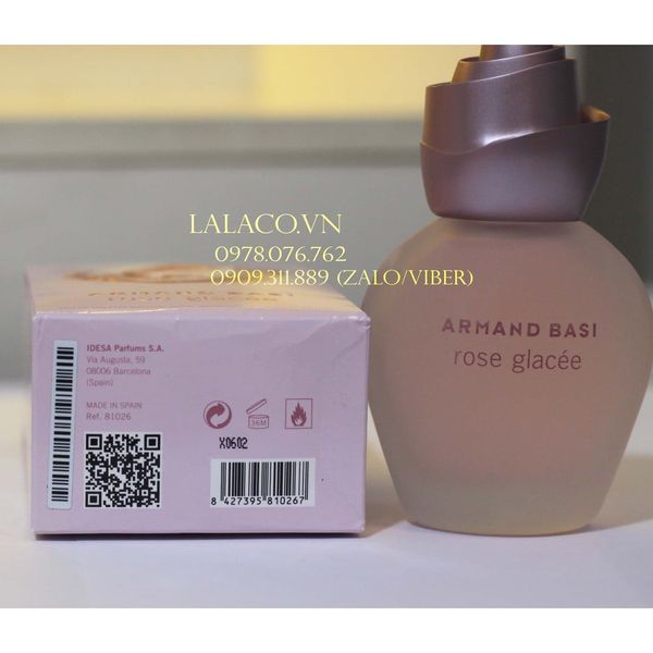{ Sale rách seal} Nước hoa Nữ Armand Basi Rose Glacée 75ml