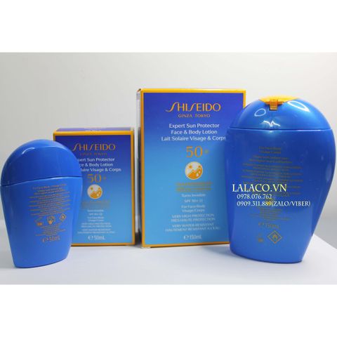 [ Mẫu mới ] Kem chống nắng Shiseido Ultimate Sun Protection Lotion SPF 50+ 50ml /150ml