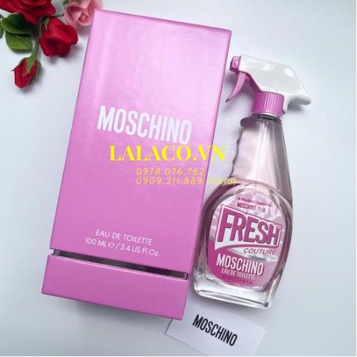 Nước hoa Nữ Moschino Fresh Pink Couture EDT 100ml; ngọt ngào của bưởi hồng và quyến rũ của xạ hương