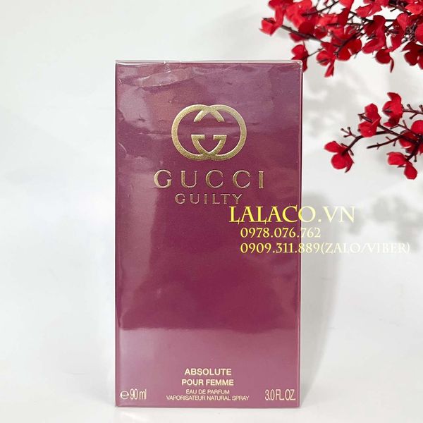 [90ml] Nước hoa Nữ Gucci Guilty Absolute Pour Femme EDP; tượng trưng cho sự thơ mộng, nữ tính và trẻ trung