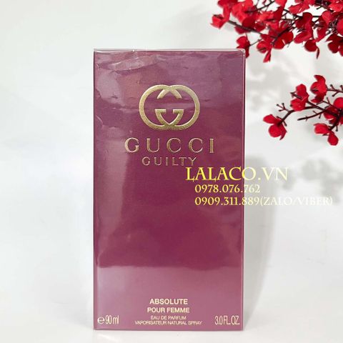 [90ml] Nước hoa Nữ Gucci Guilty Absolute Pour Femme EDP; tượng trưng cho sự thơ mộng, nữ tính và trẻ trung