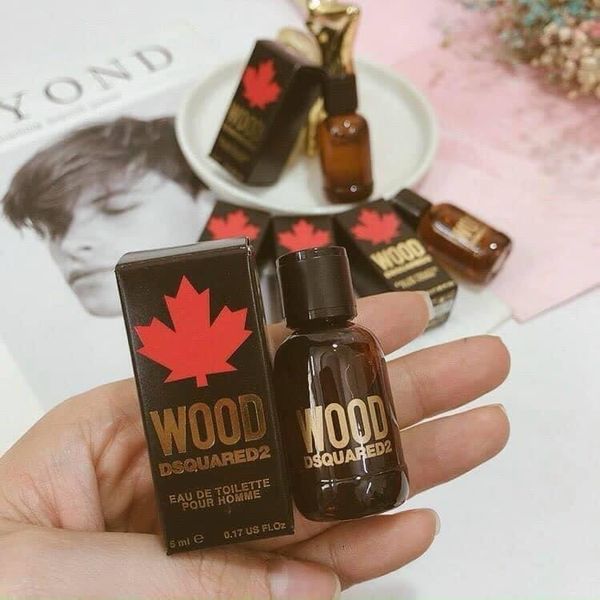 [ Mini ] Nước hoa nam DSQUARED² Wood Pour Homme EDT 5ml