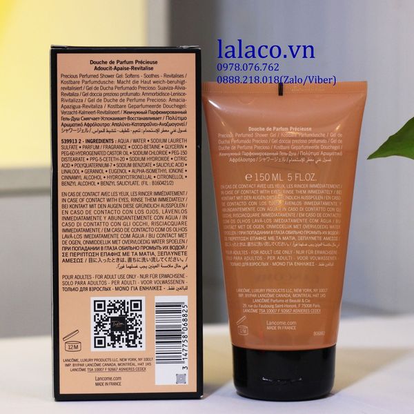 Sữa tắm nước hoa Lancôme Trésor 150ml