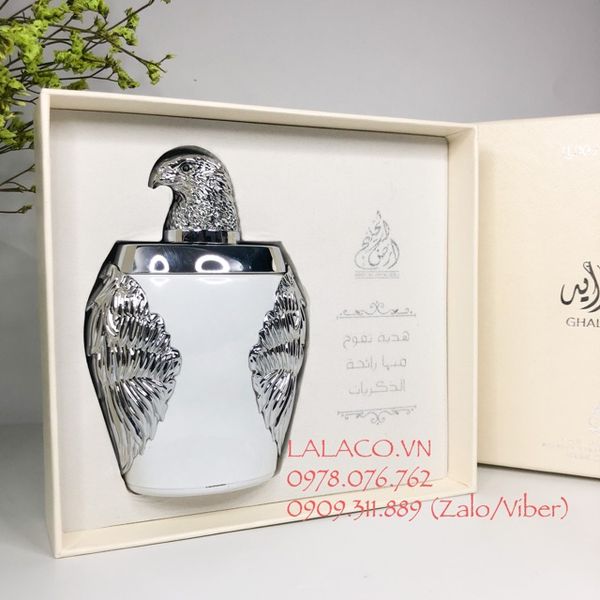 Nước hoa Nam Ghala Zayed Silver EDP 100 ml – đại bàng trắng