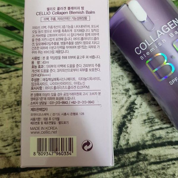 Kem nền BB Collagen Cellio Hàn Quốc Tone 21 40ml