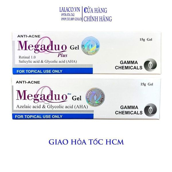 Gel Giảm Mụn Ẩn Và Thâm Gamma Megaduo Gel 15 gram