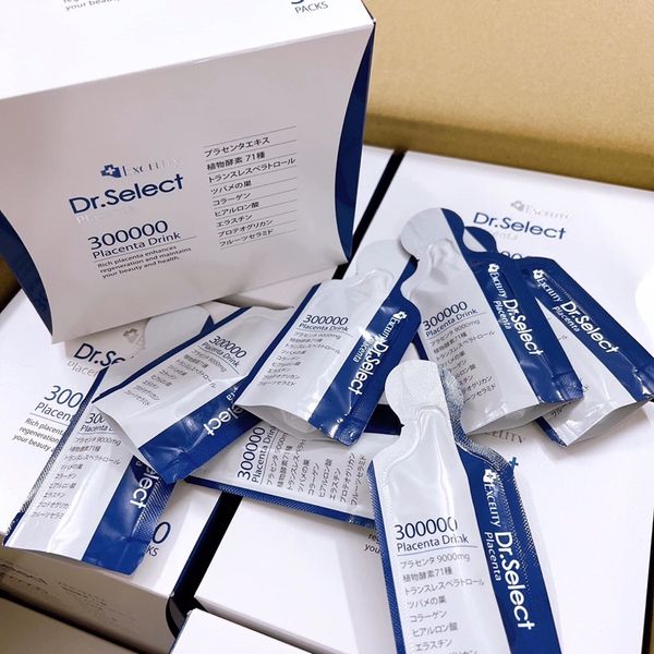 [ Hộp 30 gói ] NHAU THAI LỢN DR SELECT PLACENTA 300000 mg Nhật Bản