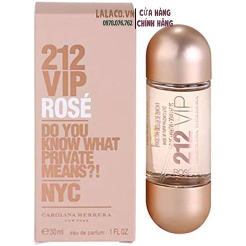 [30ml] Nước Hoa Nữ Carolina Herrera 212 VIP Rose Eau De Parfum