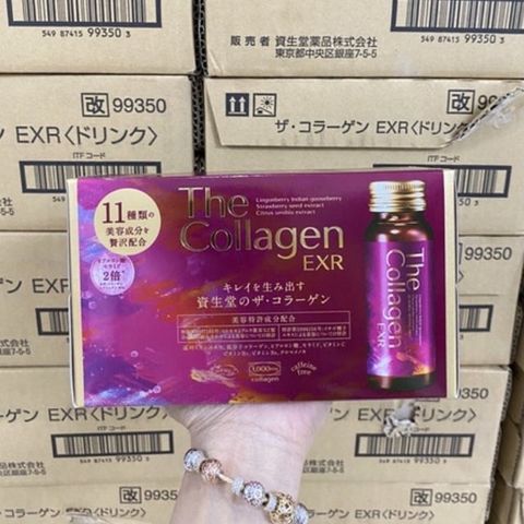 Nước uống The Collagen Shiseido Exr Nhật bản hộp 10 chai 50ml
