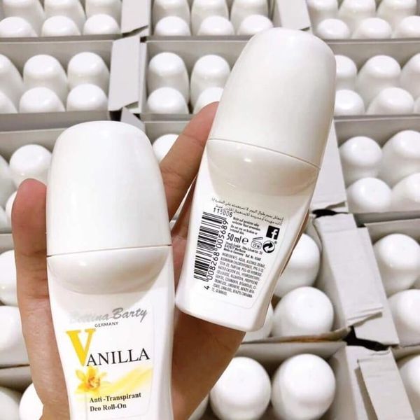 Lăn Khử Mùi Hương Nước Hoa Bettina Barty Vanilla Đức 50ml - GIẢM THÂM NÁCH HIỆU QUẢ - Lăn Nách Vanila Đức