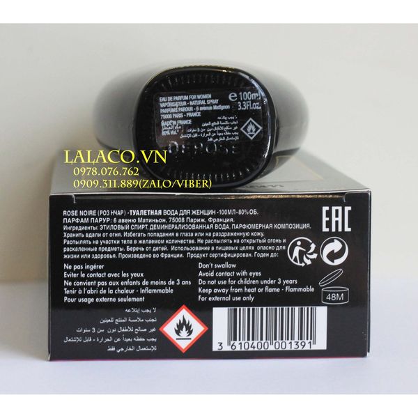 Nước hoa nữ Giorgio Valenti Rose Noire 100ml