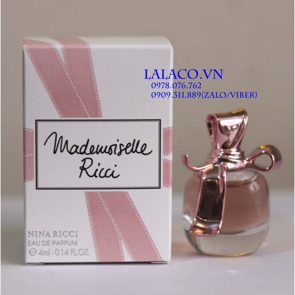 Nước hoa Nữ mini Nina Ricci Mademoiselle Ricci 4ml