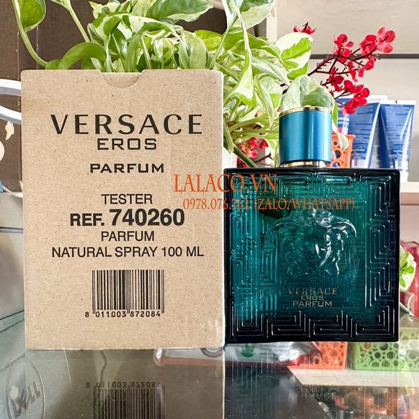 [Tester] [Perfum] Nước hoa nam Versace Eros Parfum 100ml - Mẫu 2021(thơm lâu hơn)