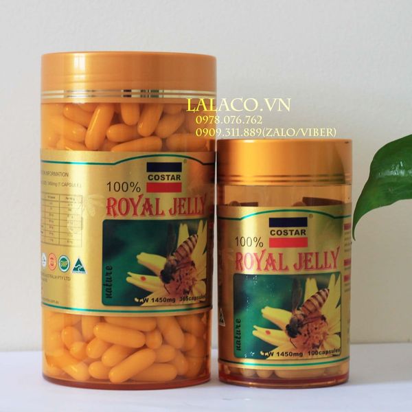 Sữa Ong Chúa Úc Costar Royal Jelly 1450mg