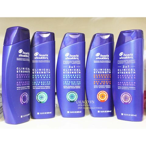 Dầu gội Gàu Head & Shoulder Clinical Strength 400ml