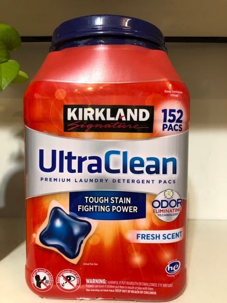 [Mẫu mới] Viên Giặt Quần Áo KIRKLAND ULTRA CLEAN 152 viên