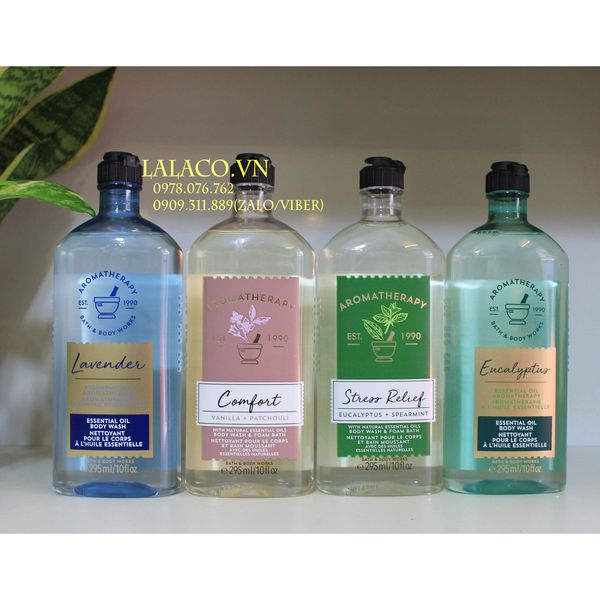 Sữa Tắm Thư giãn Bath & Body Works Aromatherapy Body Wash 295ml