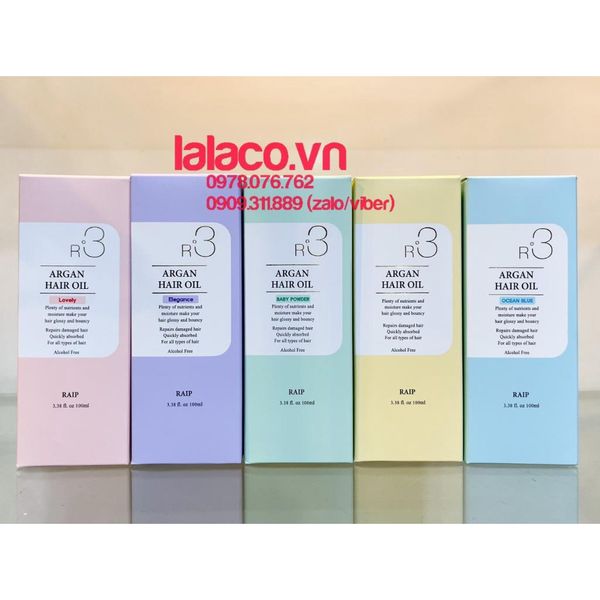 Tinh Dầu dưỡng tóc R3 Argan Hair Oil 100ml