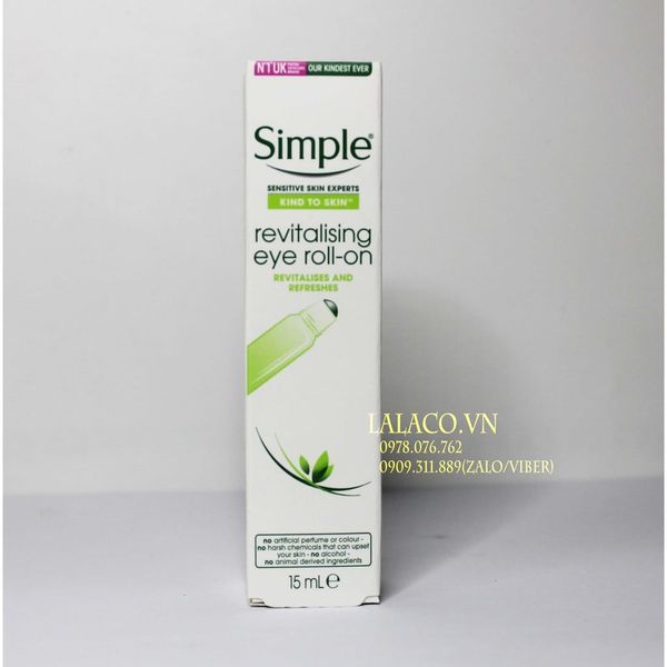 Lăn Dưỡng Mắt Simple Revitalising Eye Roll-On 15ml