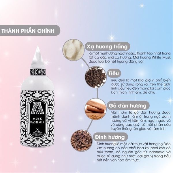Nước Hoa Unisex Attar Collection Musk Kashmir Edp 100ml