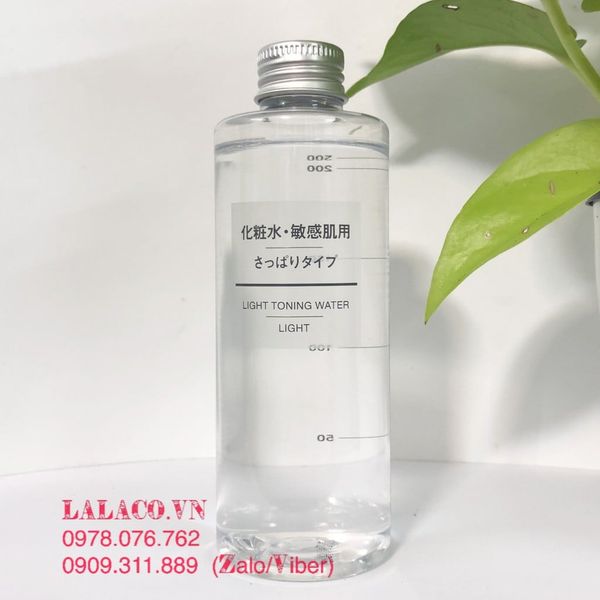 Nước Hoa Hồng Toner Muji Light Toning Water 200ml – Hàng Nhật