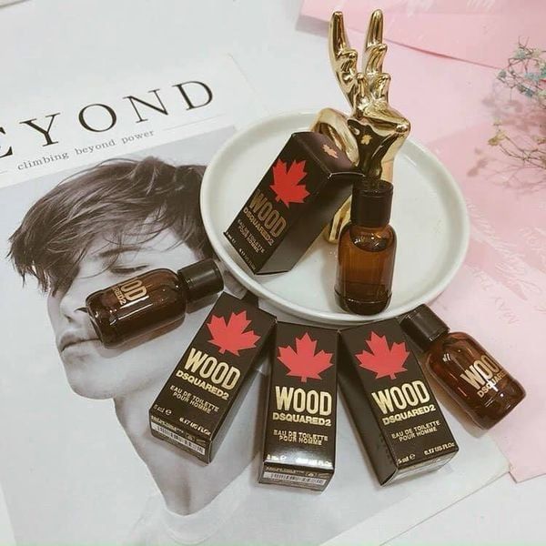[ Mini ] Nước hoa nam DSQUARED² Wood Pour Homme EDT 5ml