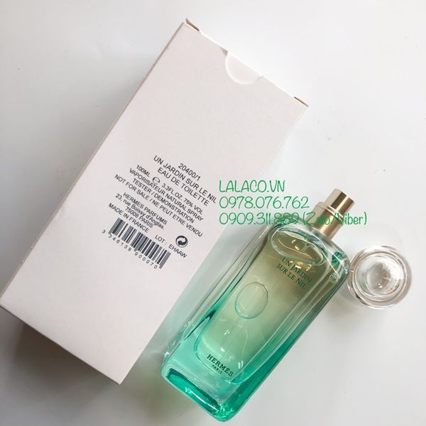 [ Tester ] Nước hoa Hermes Un Jardin Sur Le Nil Unisex EDT 100ml