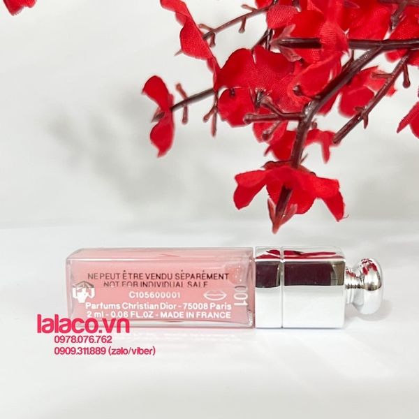 [ 2ml - Hàng auth ] Son Dưỡng Môi Dior Addict Lip Maximizer Mini - Hàng Pháp