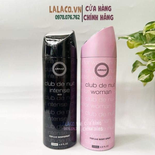 Lăn khử mùi , xịt thơm hương nước hoa quyến rũ ARMAF Club De Nuit Man / Women  cho Nam và Nữ