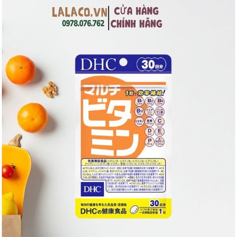 Vitamin tổng hợp DHC (New) bổ sung 12 loại vitamin thiết yếu gói 30 viên (30 ngày) và 60 viên (60 ngày)